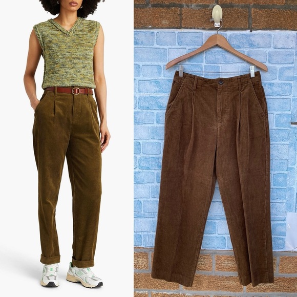 ALEX MILL Boy cotton-corduroy tapered pants size 6 - Picture 1 of 13